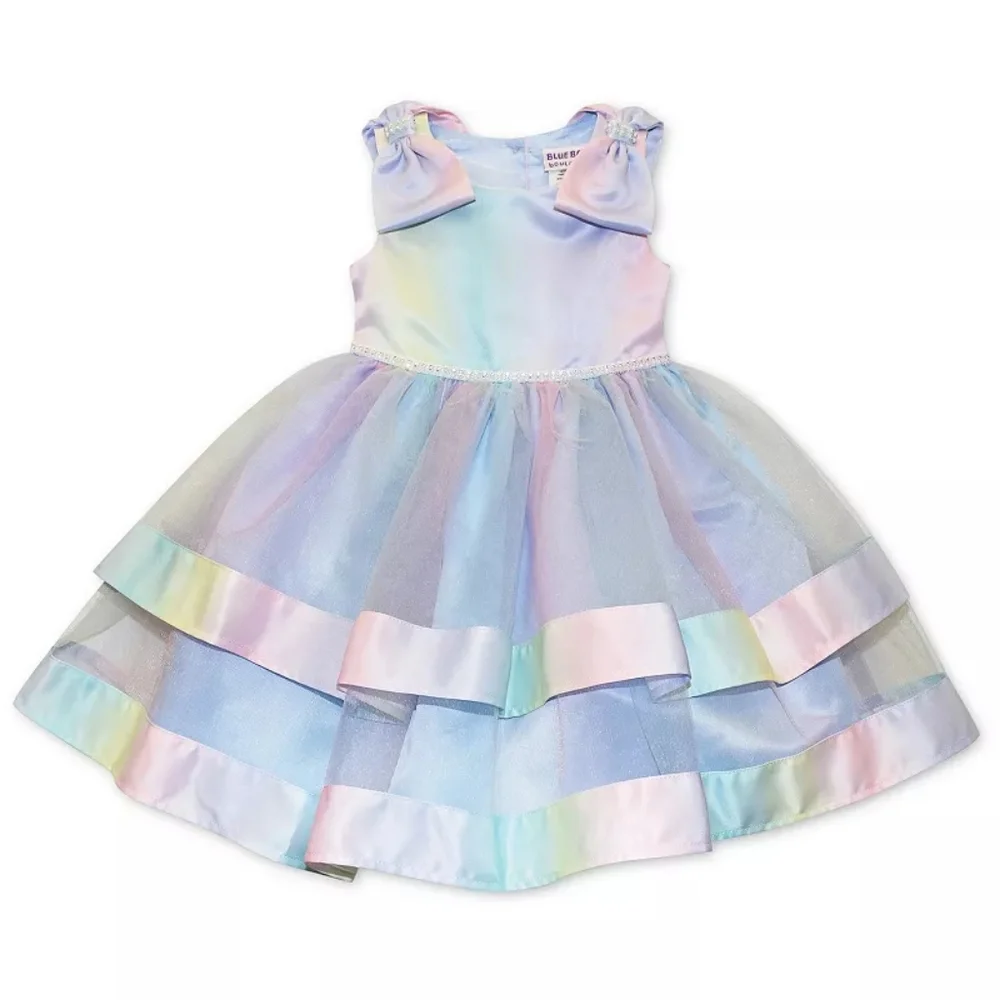 BLUEBERI BOULEVARD Tiered Organza Sleeveless Dress BRAND NEW  Size 5